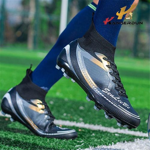 KANGERDUN Men Cleats Soccer Shoes Fashion Football Boots Long Short Studs FG TF Sneakers-Black Item | Buy KANGERDUN Men Cleats Soccer Shoes Fashion Football Boots Long Short Studs FG TF Sneakers-Black | SPOP Enterprise Global